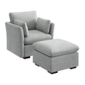 Bush Home Sienna Modular Accent Chair With Storage Ottoman