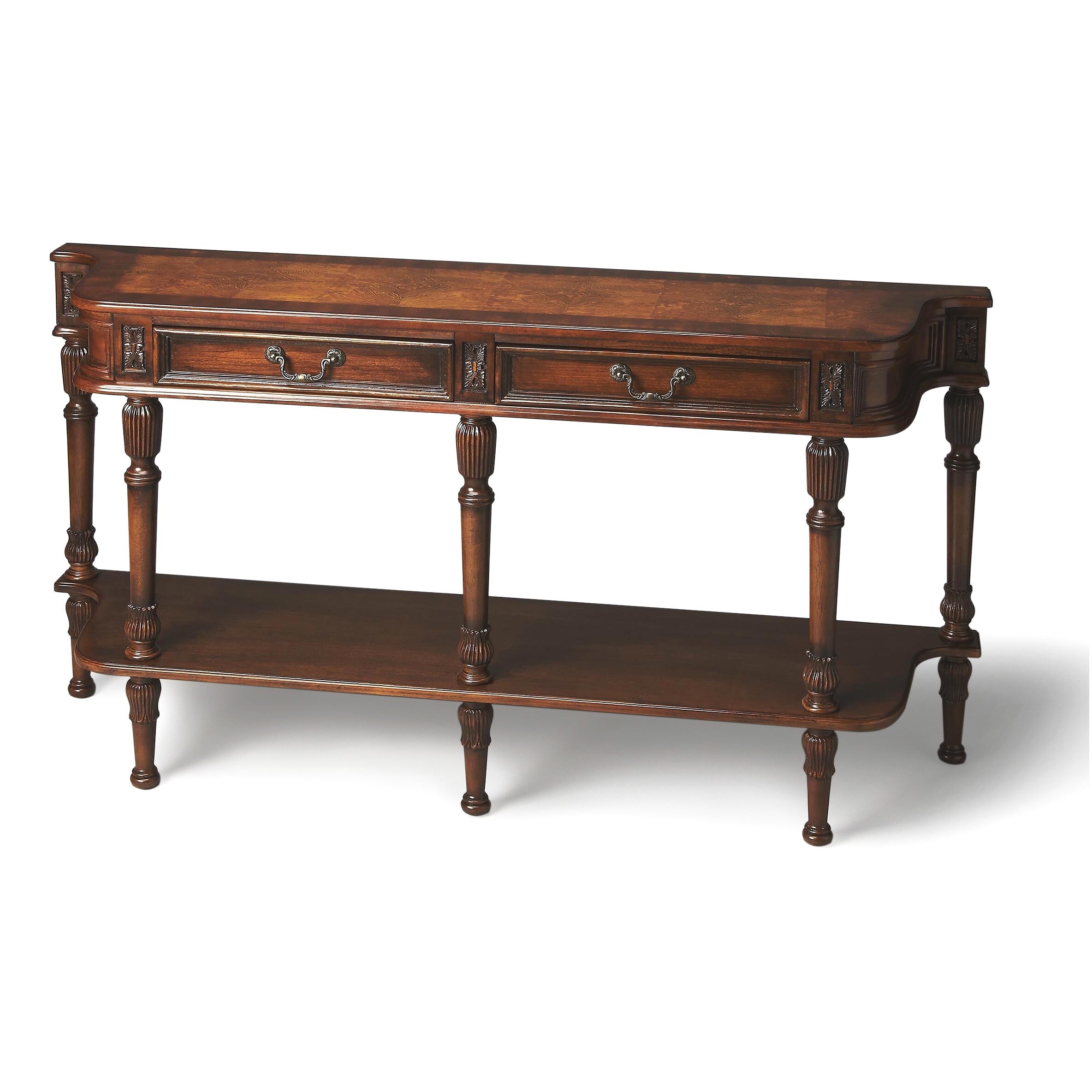 Butler Merrion Olive Ash Burl Console Table