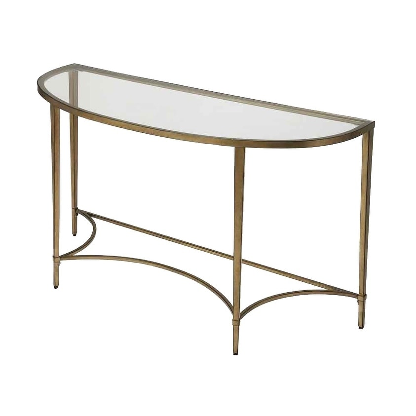 Butler Monica Gold Demilne Metal Console Table
