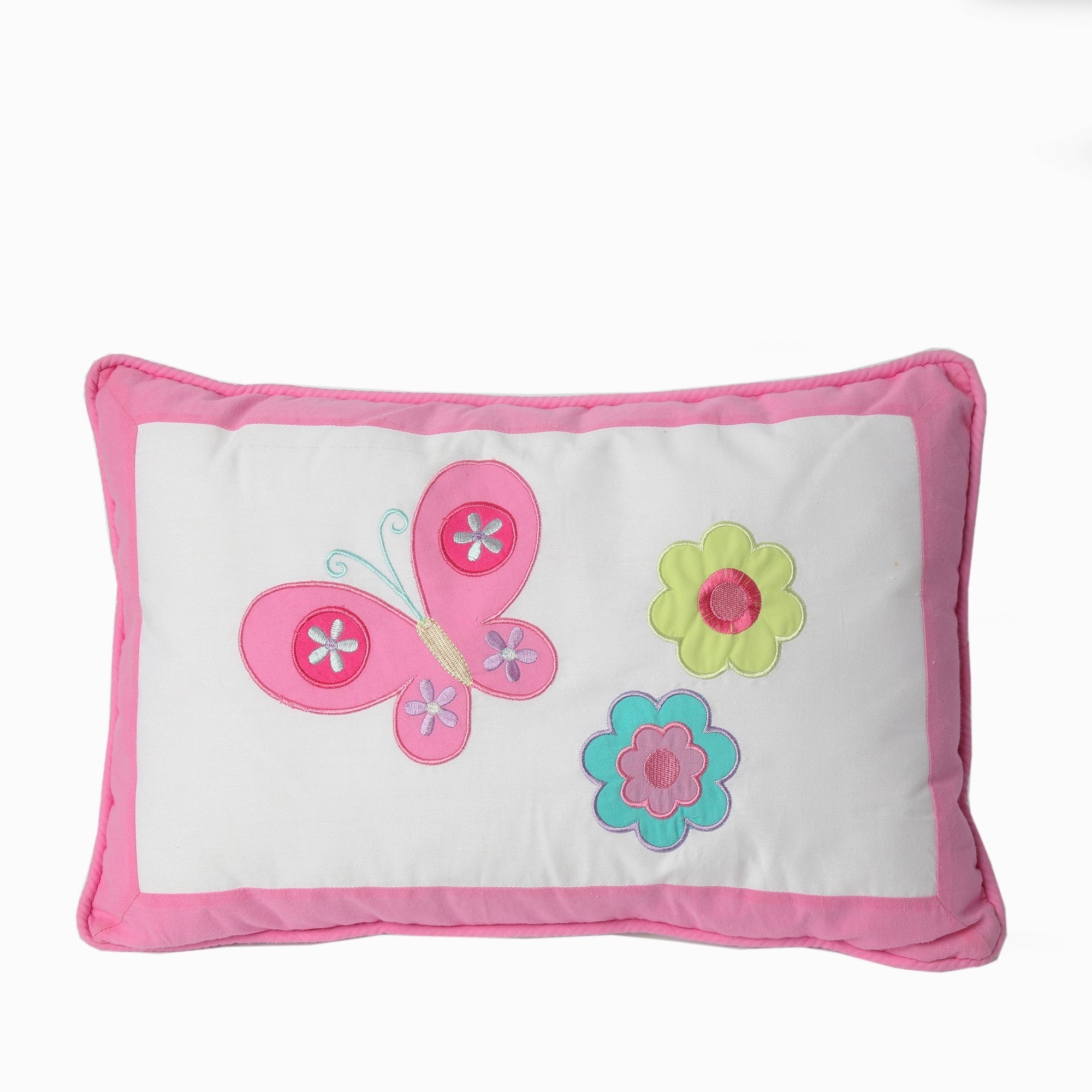 Butterfly Flower Decorative Throw Pillow