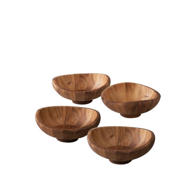 Butterfly Individual Salad Bowls Set Of 4