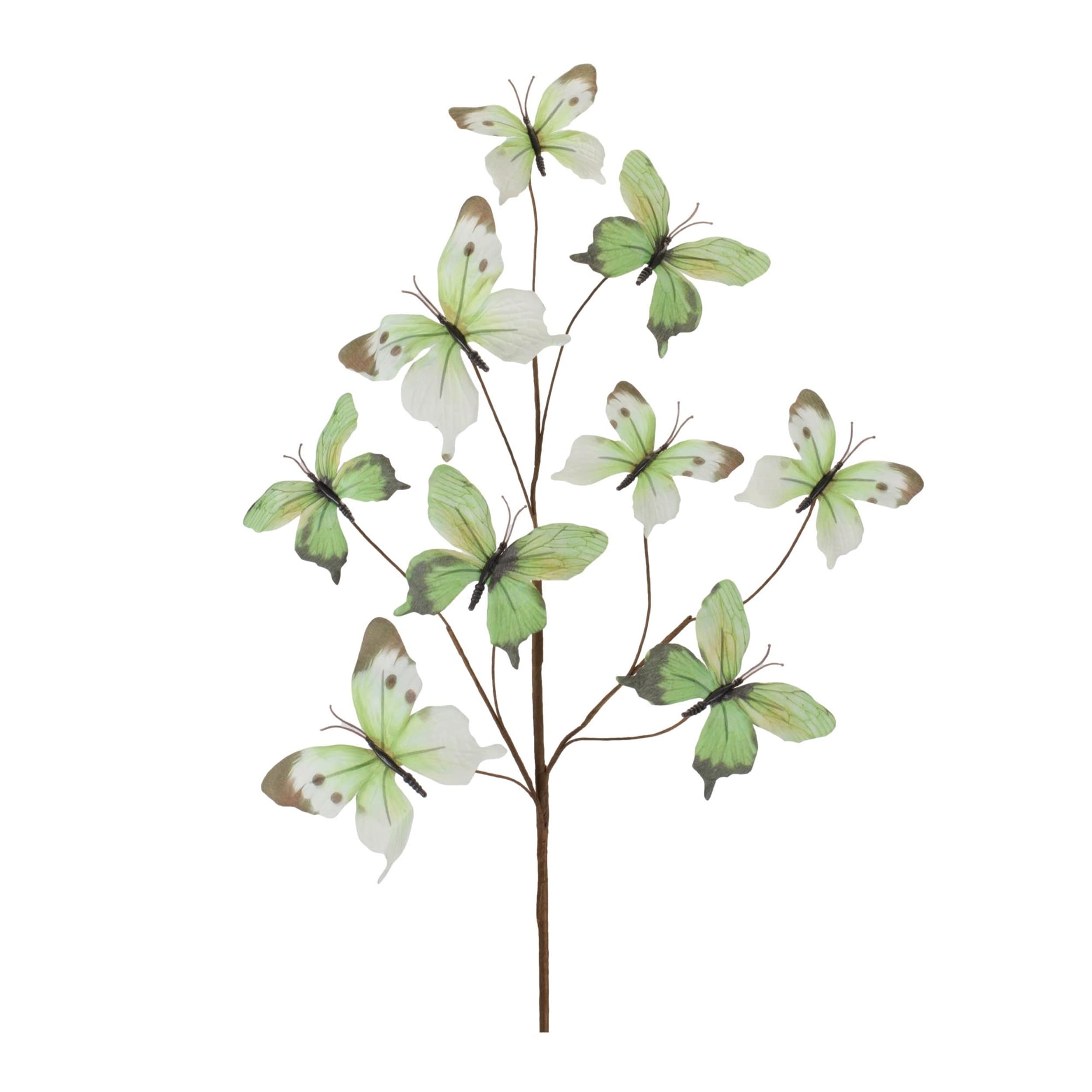 Butterfly Twig Spray Set Of 4