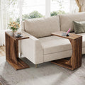 C Shaped End Table For Small Space Sofa Side Table For Couch