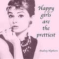 Canvas Audrey Hepburn Quote Graphic Art