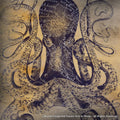 Canvas Blue Translucent Octopus By Brandi Fitzgerald Graphic Art