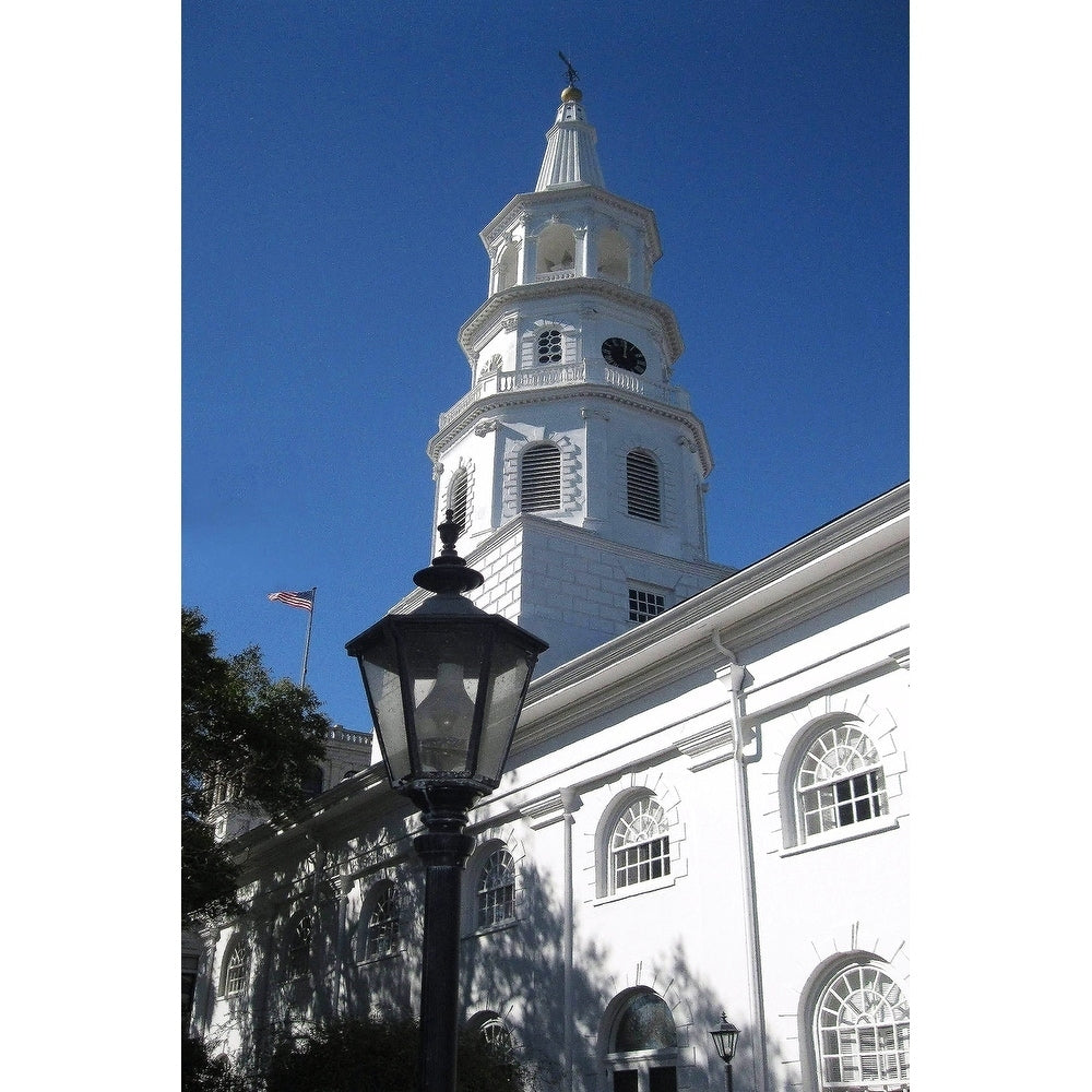 Canvas Charleston South Carolina Church By Joseph Condon Photographic Multi Color 24 X 16