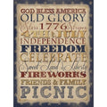 Canvas Fourth Of Julyby Beth Albert 24X18