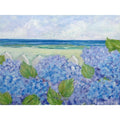 Canvas Hydrangeas At Sea By Brendan Loughlin Art Painting Reproduction