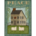 Canvas Peace To All Who Enterby Beth Albert Graphic Art