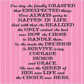 Canvas Queen Quote Royalty Textual Art