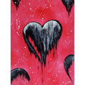 Canvas Red Pop Heart By Ed Capeau 10X8 Wrapped Canvas Painting Print 8 X 10