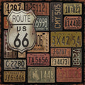 Canvas Route 66 By Jean Plout Graphic Art