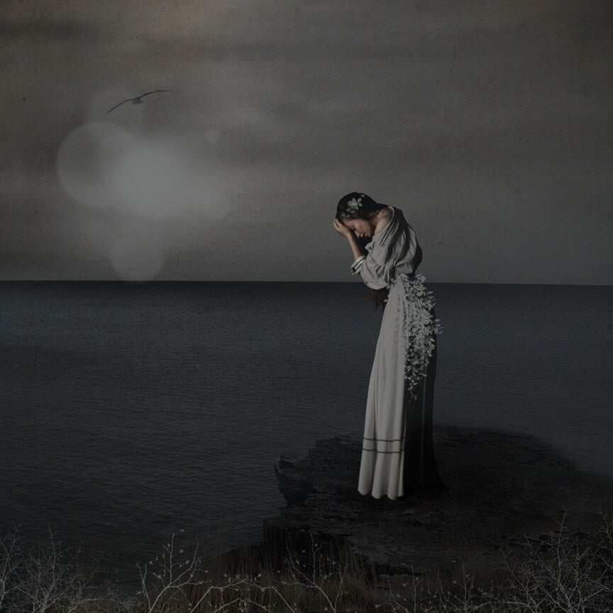 Canvas So Far Away Ocean View By Ellen Mcdermott
