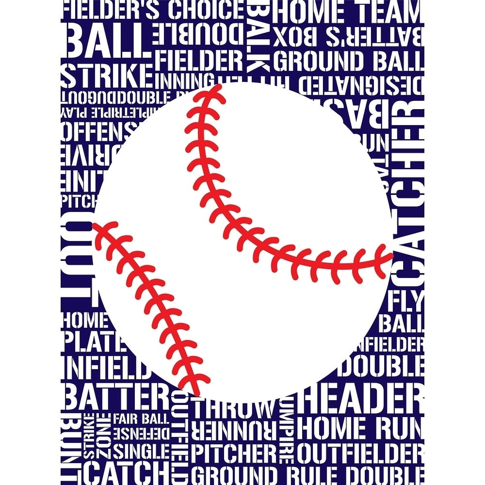 Canvas Sports Baseball By Designs By Tenisha