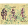 Canvas Vintage Diving Suits Patent Print