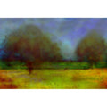 Canvas Watercolor Landscape Abstract Iii By Cliff Warner Art Painting Reproduction