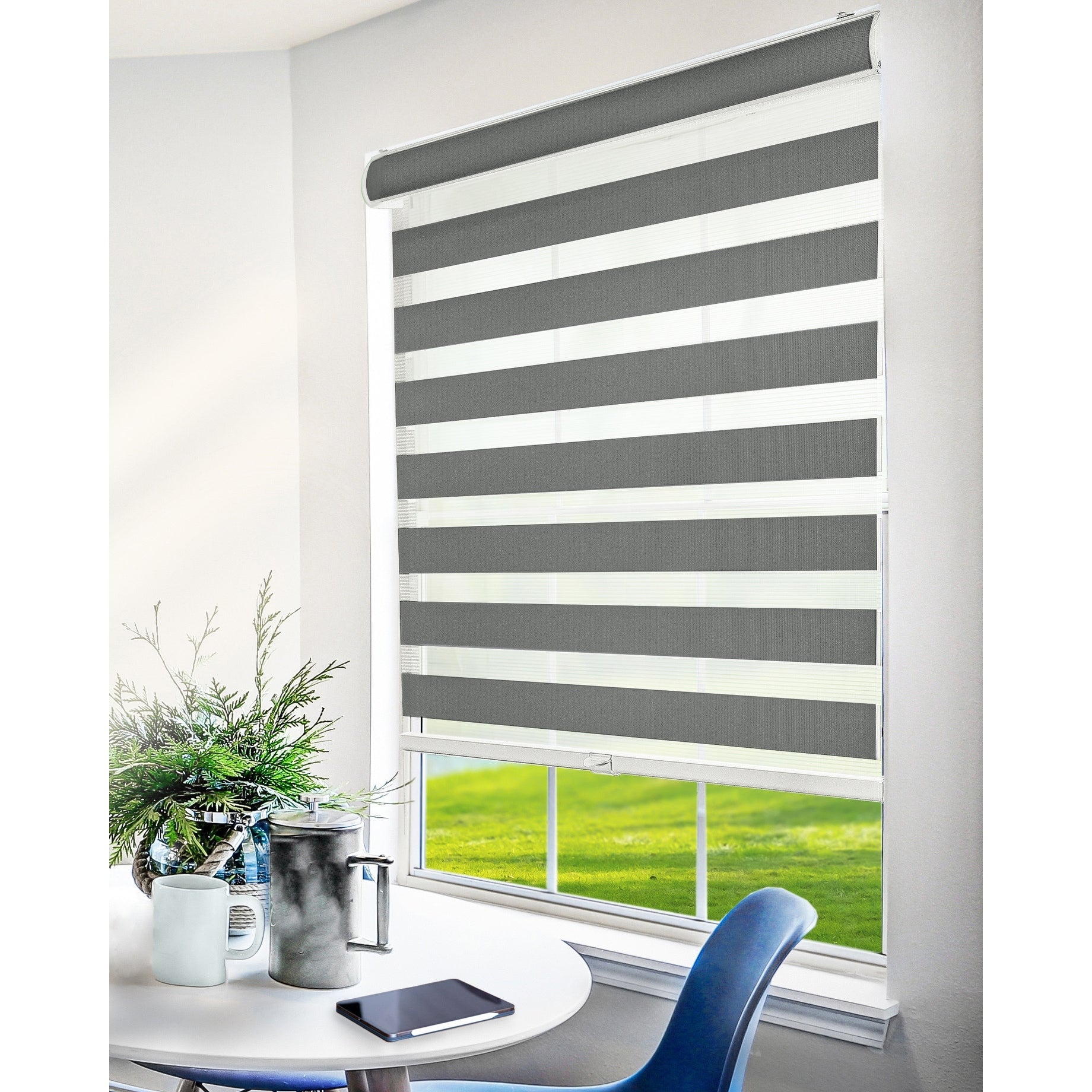 Chicology Everyday Cordless Zebra Shades Light Filtering