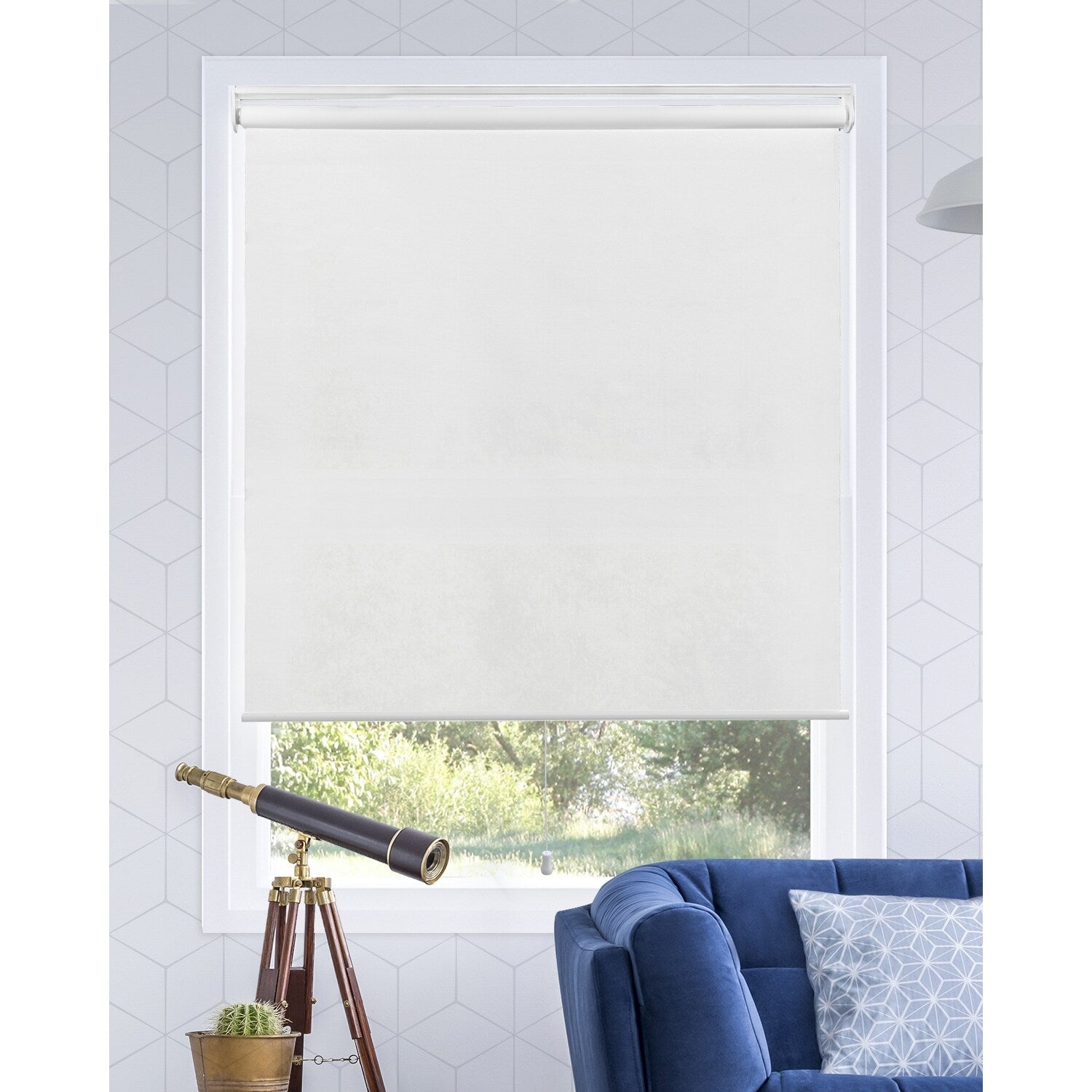 Chicology Light Filtering Cordless Roller Shades 37 W X 72 H