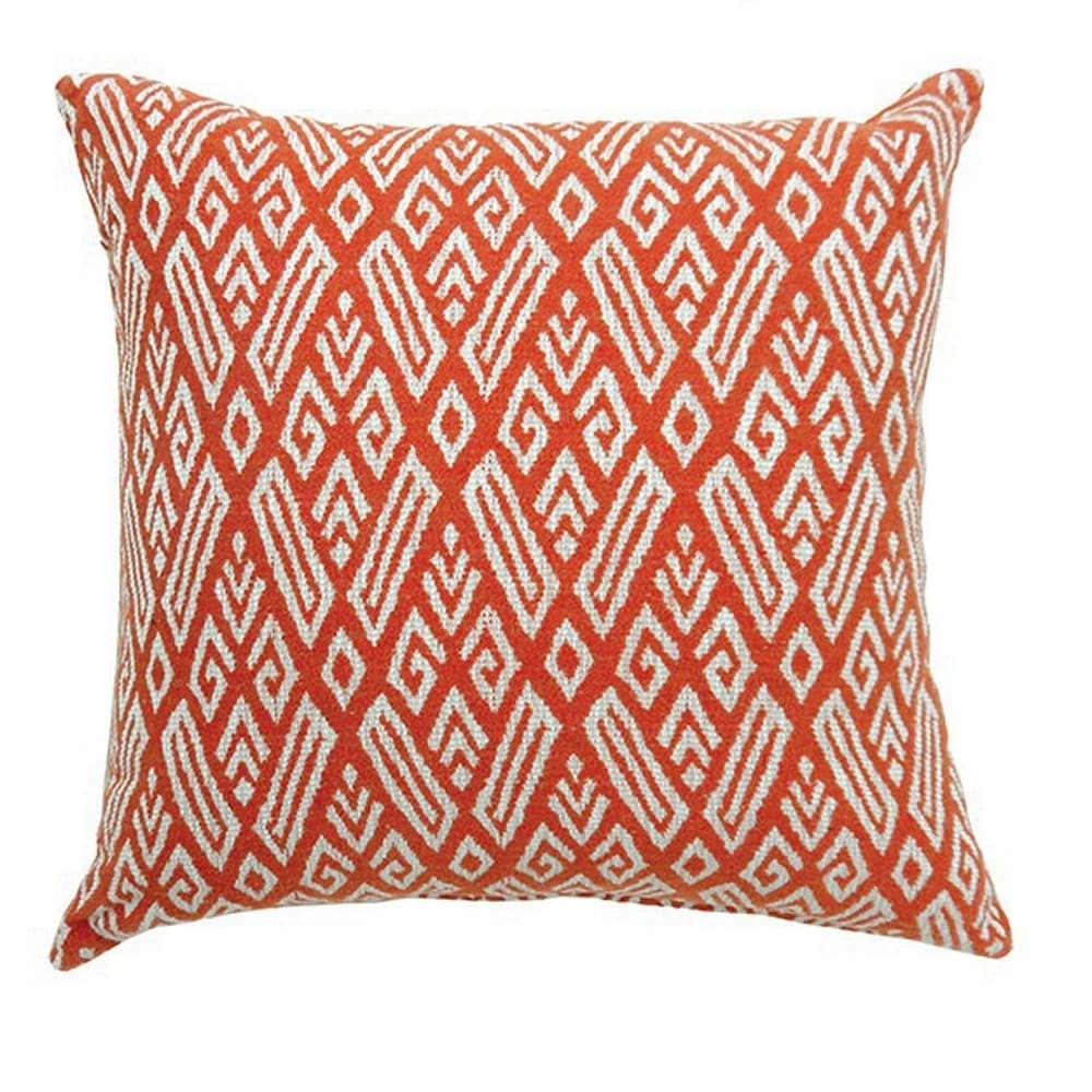 Cici Contemporary Small Pillow With Fabric Red Set Of 2