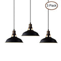 Carbon Loft Kamari Industrial Mini Metal Barn Pendant Light Set Of 3