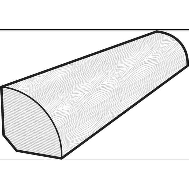 Coretec Qtrct Vv880 Ct Prem 94 Long Vinyl Glue Down Quarter Round