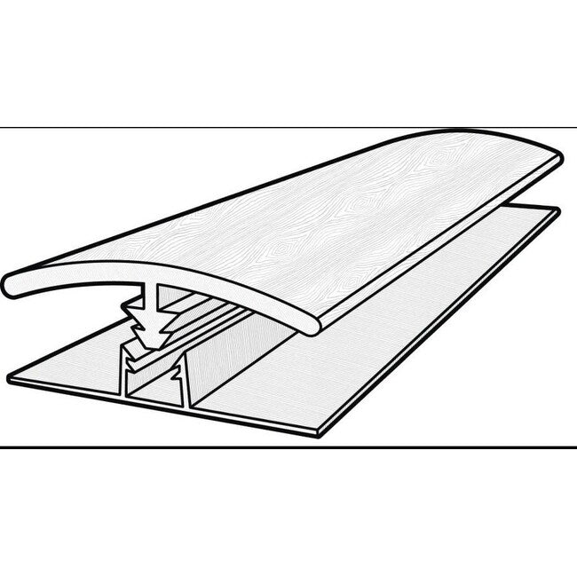 Coretec Tm7Ct Vv880 Ct Prem 94 Long Vinyl Glue Down T Molding Sold