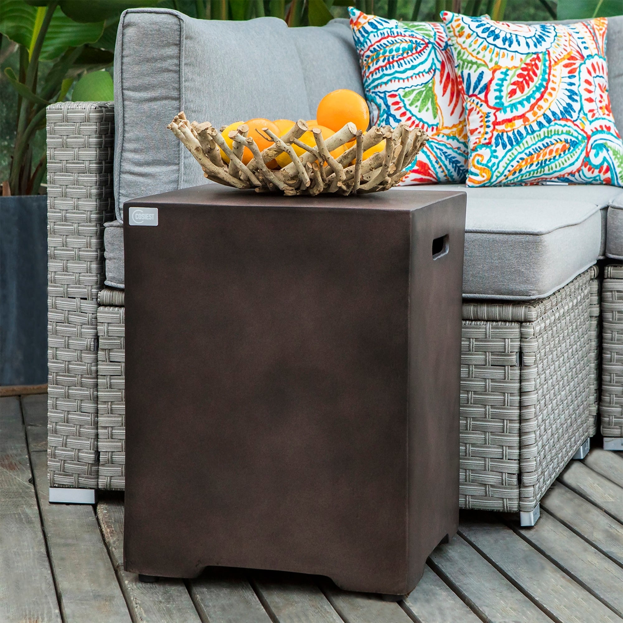 Cosiest Outdoor Table For Gas Fire Pit Propane Tank Cover