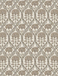 Ivory Blockprint Floral Fabric Swatch