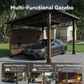 Cozywor 12 Ft X 14 Ft Hardtop Patio Gazebo With Slope Roof