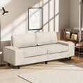 Cozywor Modern Style Indoor Coffee Fabric Living Room Loveseat
