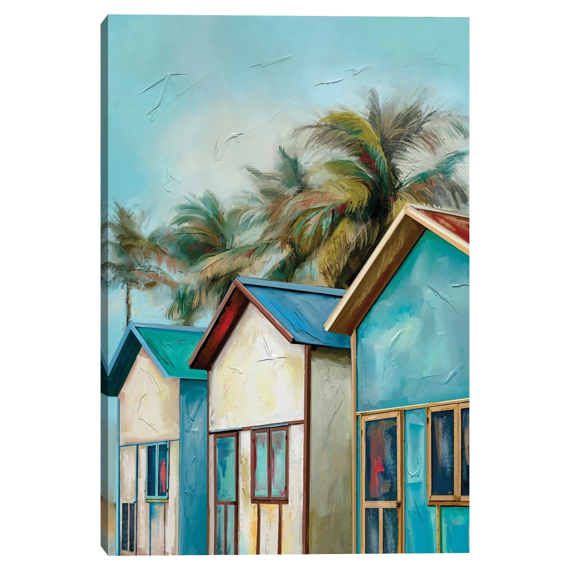 Cabana Trio By Studio Arts Canvas Art Print
