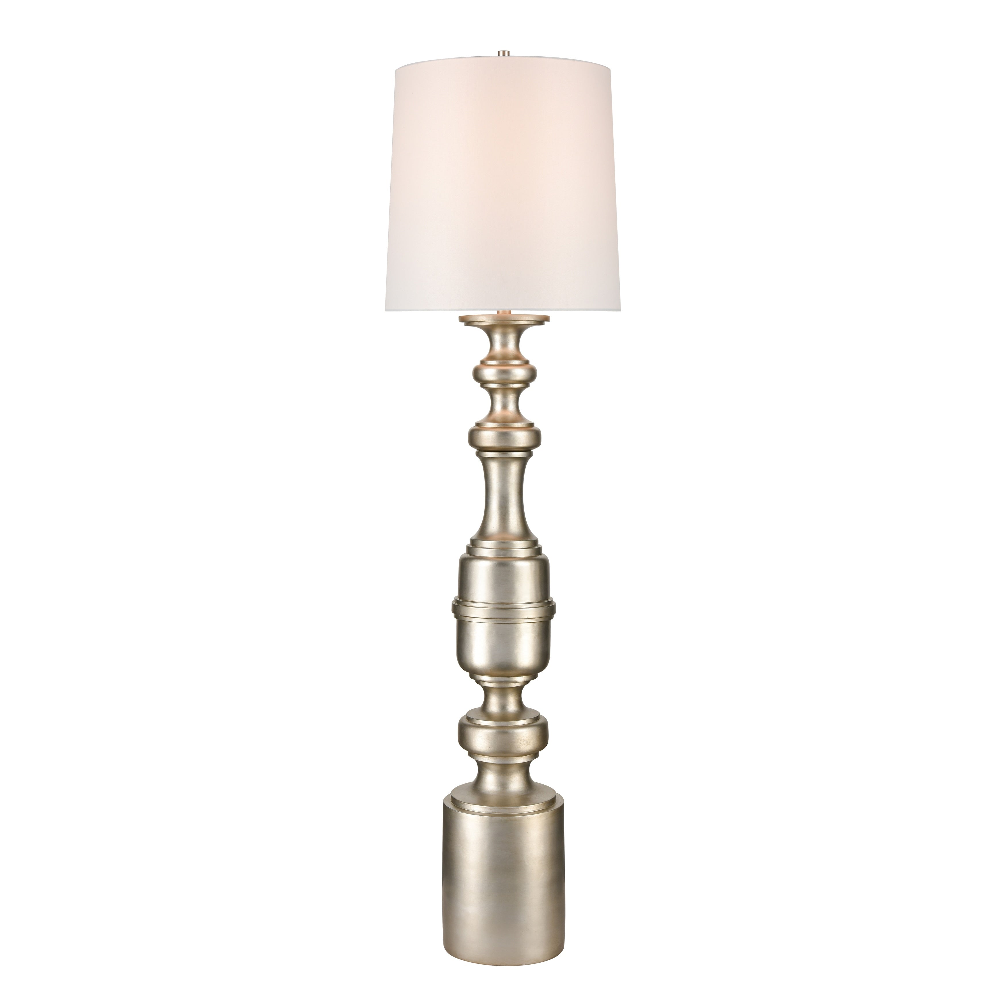 Cabello 78 High 1 Light Floor Lamp Antique Silver 78 Inch H