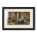 Cabinet De Flaubert A 1874 Georges Antoine Rochegrosse Custom Framed Print