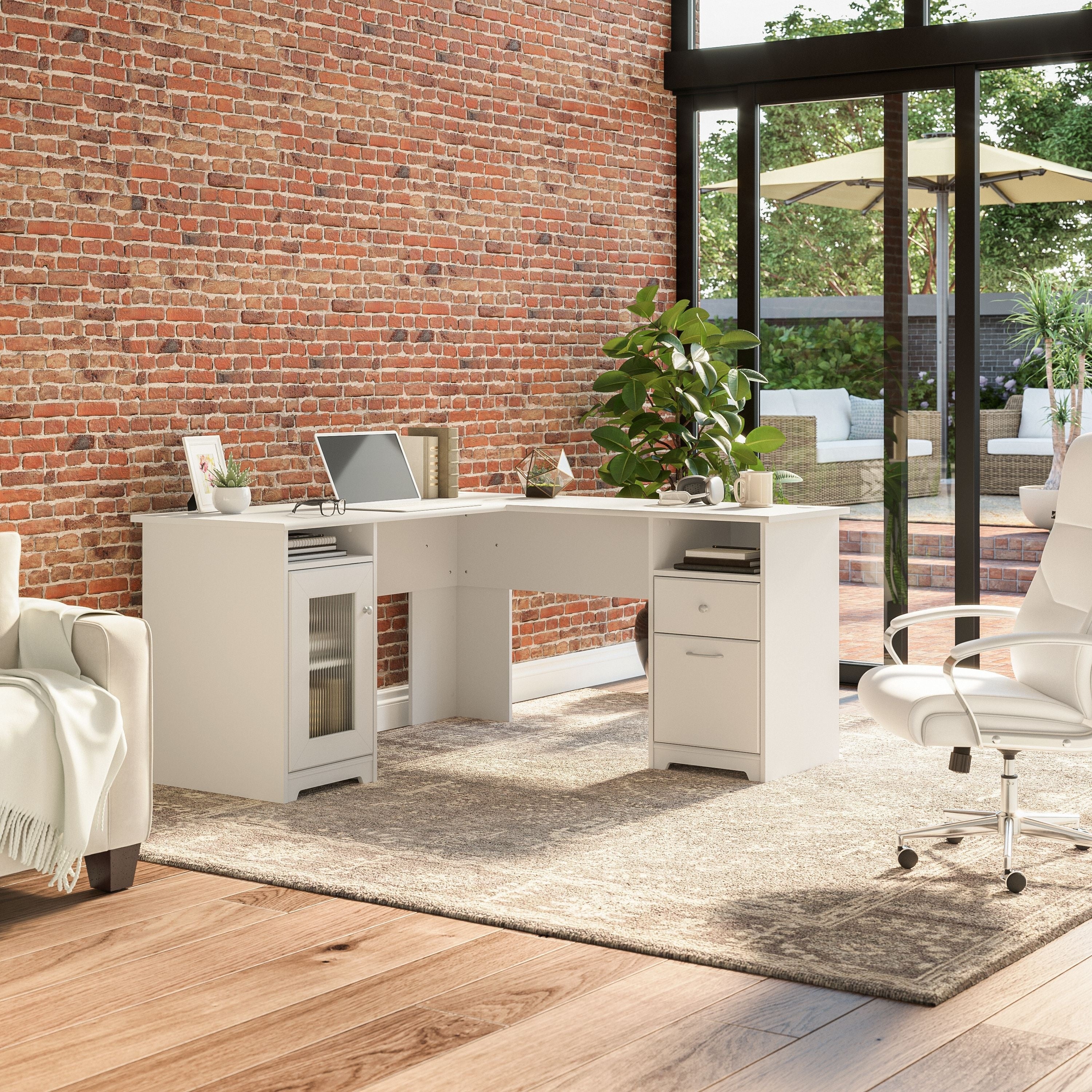 Copper Grove Enspijk L Shaped Computer Desk