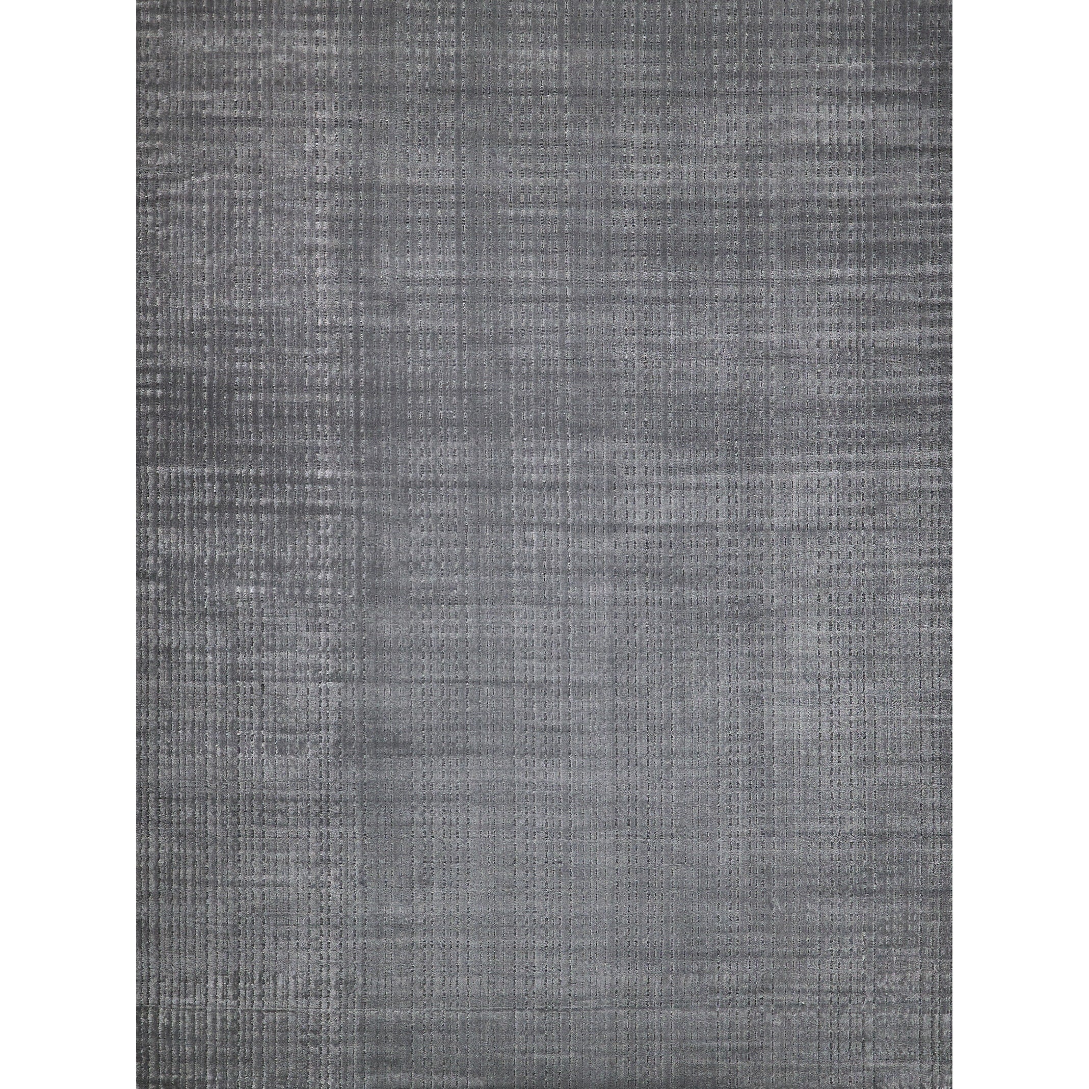 Cabrini Modern Handloomed Silky Nylon Gray Area Rug