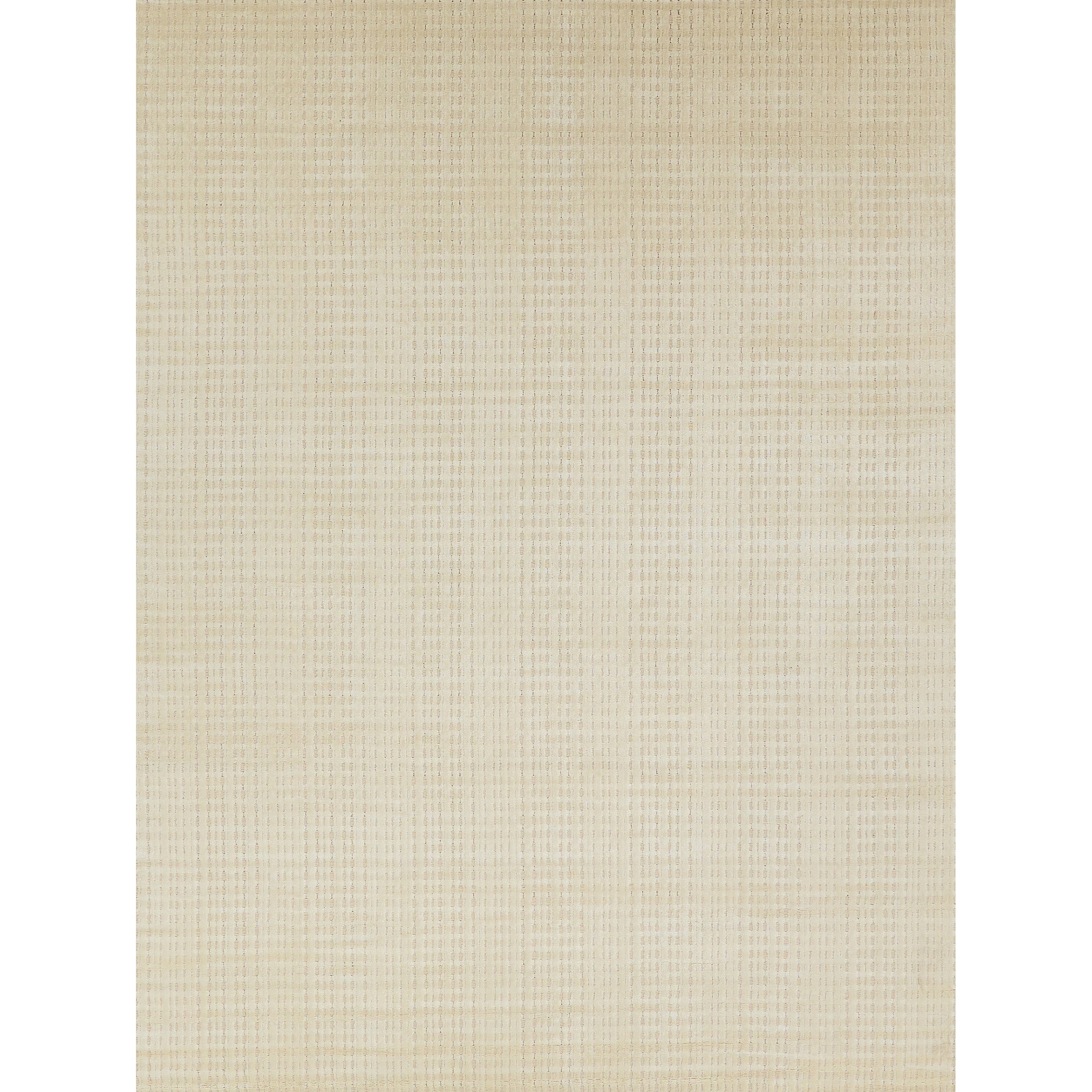 Cabrini Modern Handloomed Silky Nylon Light Beige Area Rug