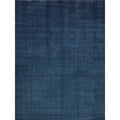 Cabrini Modern Handloomed Silky Nylon Navy Area Rug