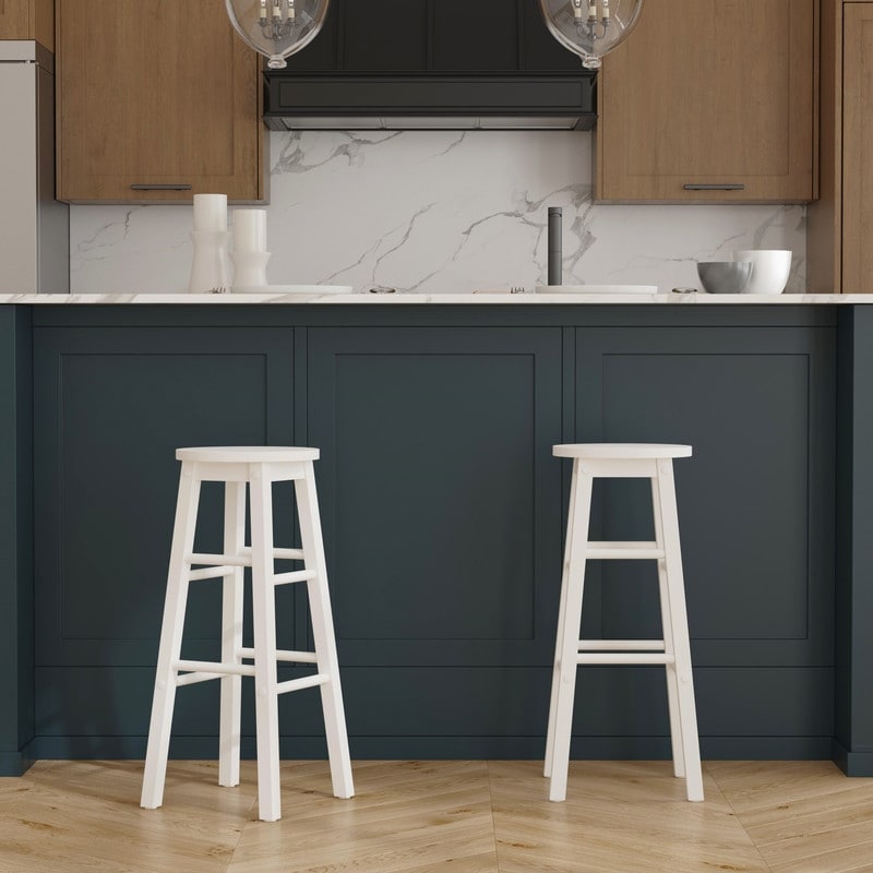The Gray Barn Cackleberry Basic Stationary Backless Bar Stool