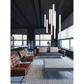 Caden 36 Inch Led Pendant With White Acrylic