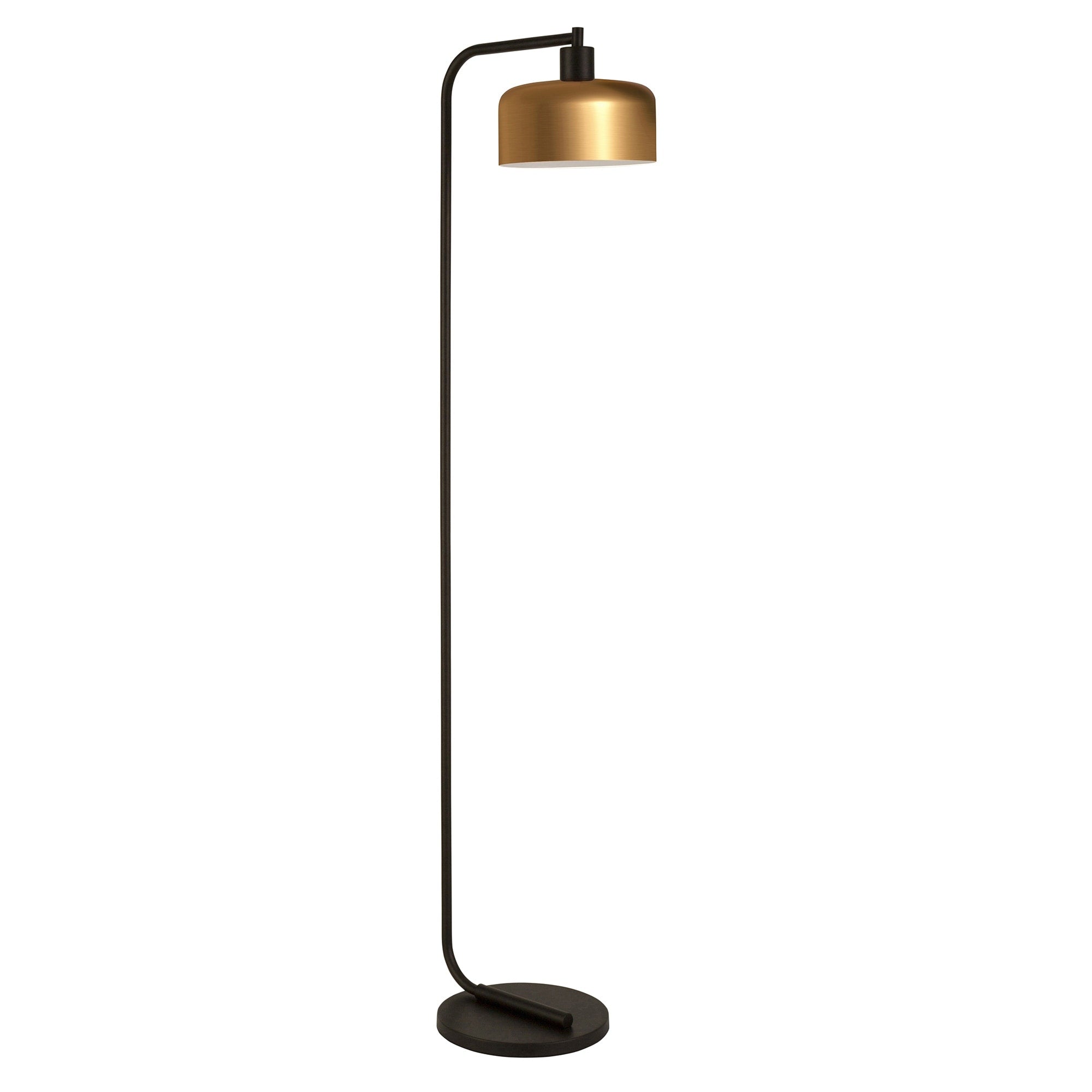 Cadmus Industrial Farmhouse Metal Floor Lamp Optional Finishes
