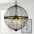 Caesar Oil Rubbed Bronze 3 Light Foyer Pendant