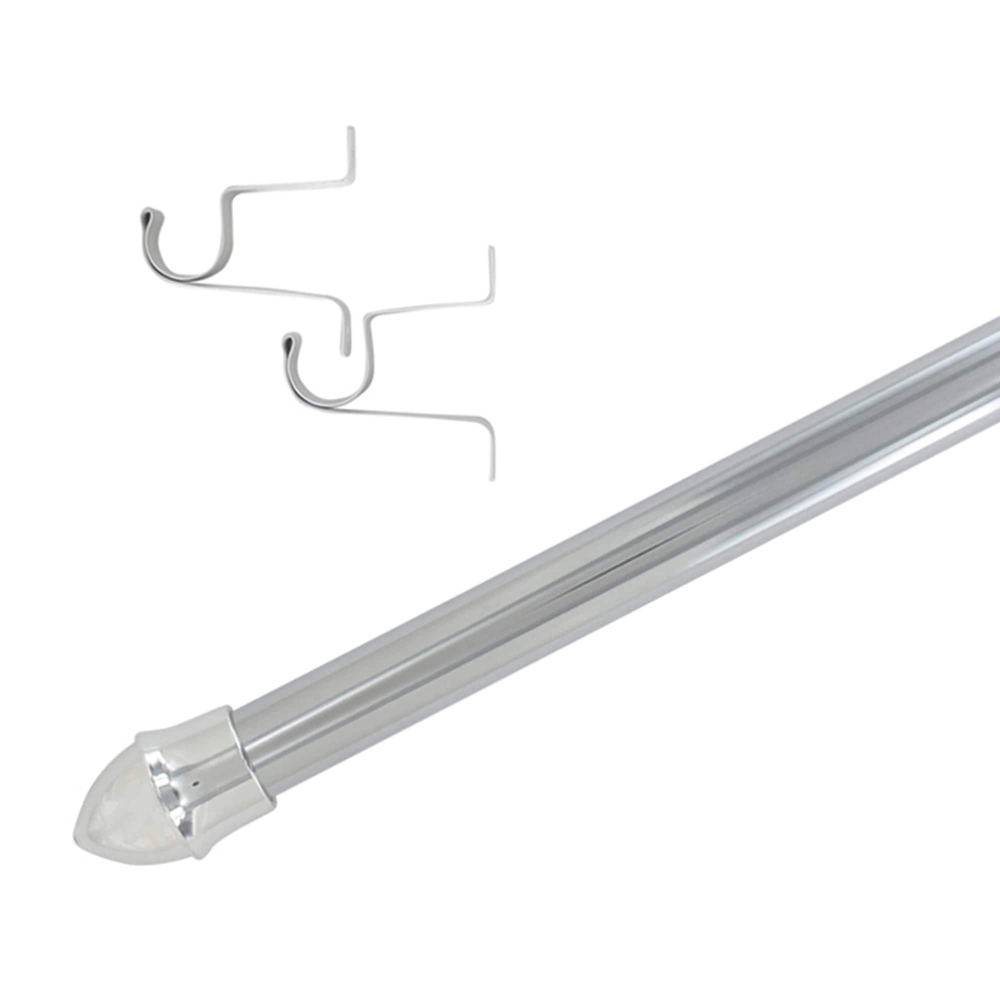 Evideco Adjustable Cafe Curtain Rod Diam 0.8 Inch