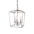 Cage 8.5 Inch Wide 3 Light Pendant In Matte Black