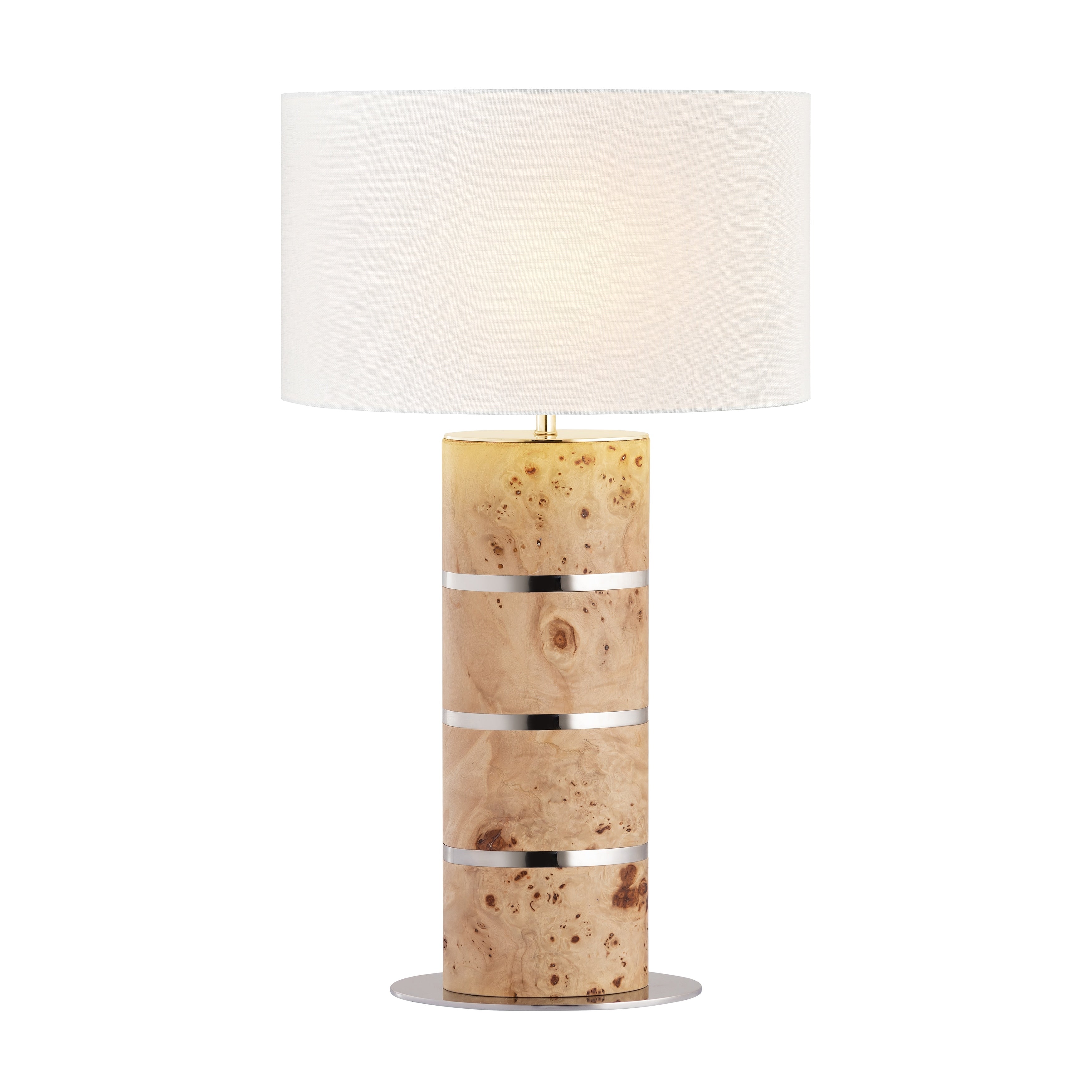 Cahill 28 High 1 Light Table Lamp Natural Burl