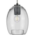Caisson Collection Graphite One Light Mini Pendant 14.2 X 9.5 X 9.5