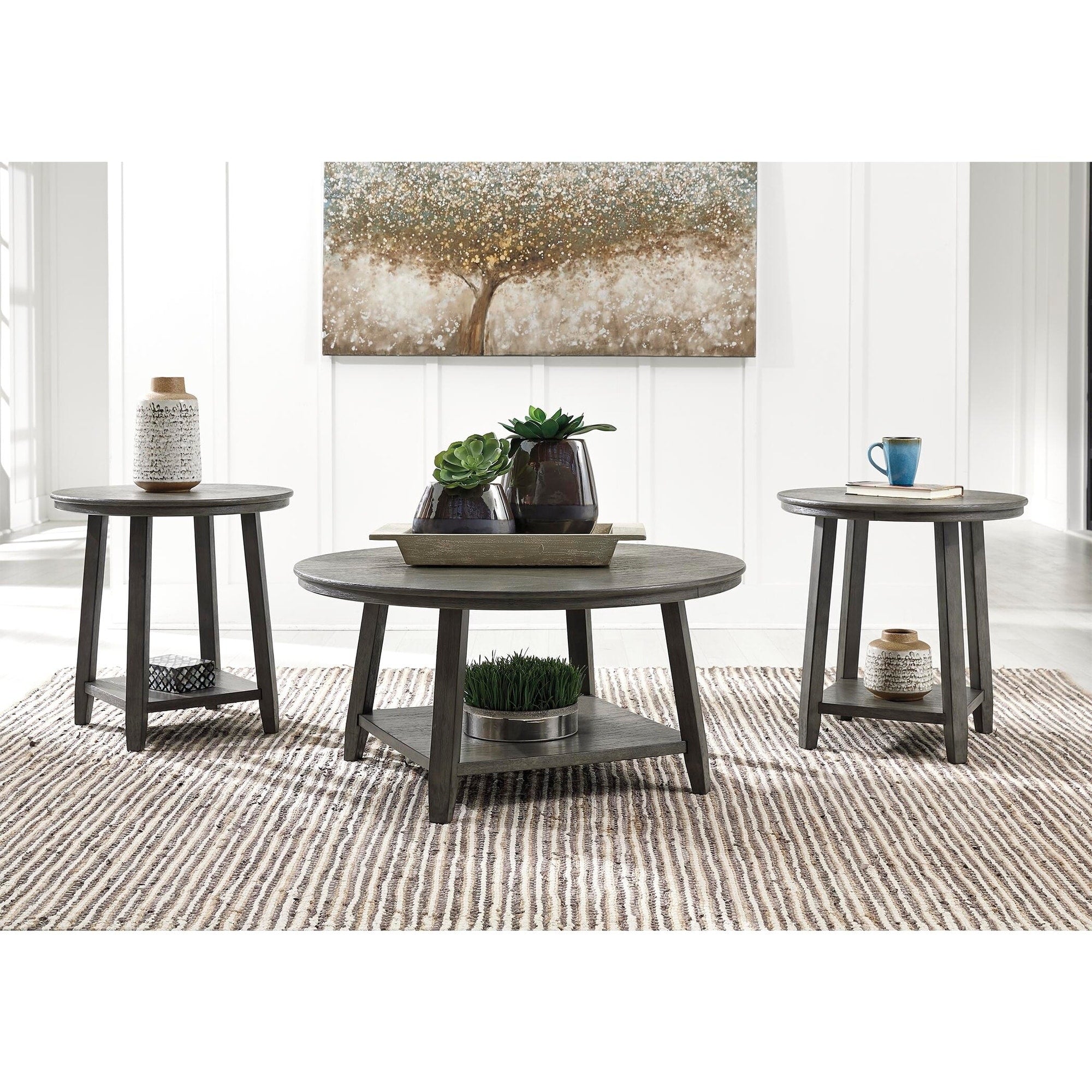 Caitbrook Occasional 3 Piece Table Set