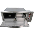 Cal Flame Oven 110V 2 In 1 Includes Pizza Brick Two Ss With Cover Serving Pan And Rack