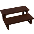 Cal Flame Plastic And Metal 30 Inch 2 Tier Spa Steps