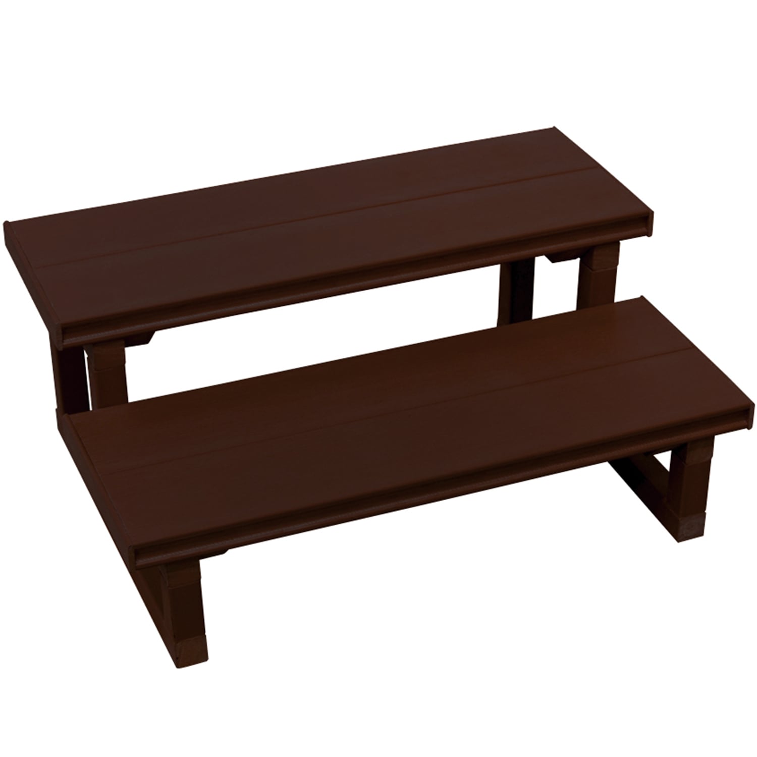 Cal Flame Plastic And Metal 30 Inch 2 Tier Spa Steps