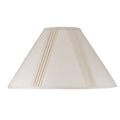 Cal Lighting Side Pleated Off White Linen Shade